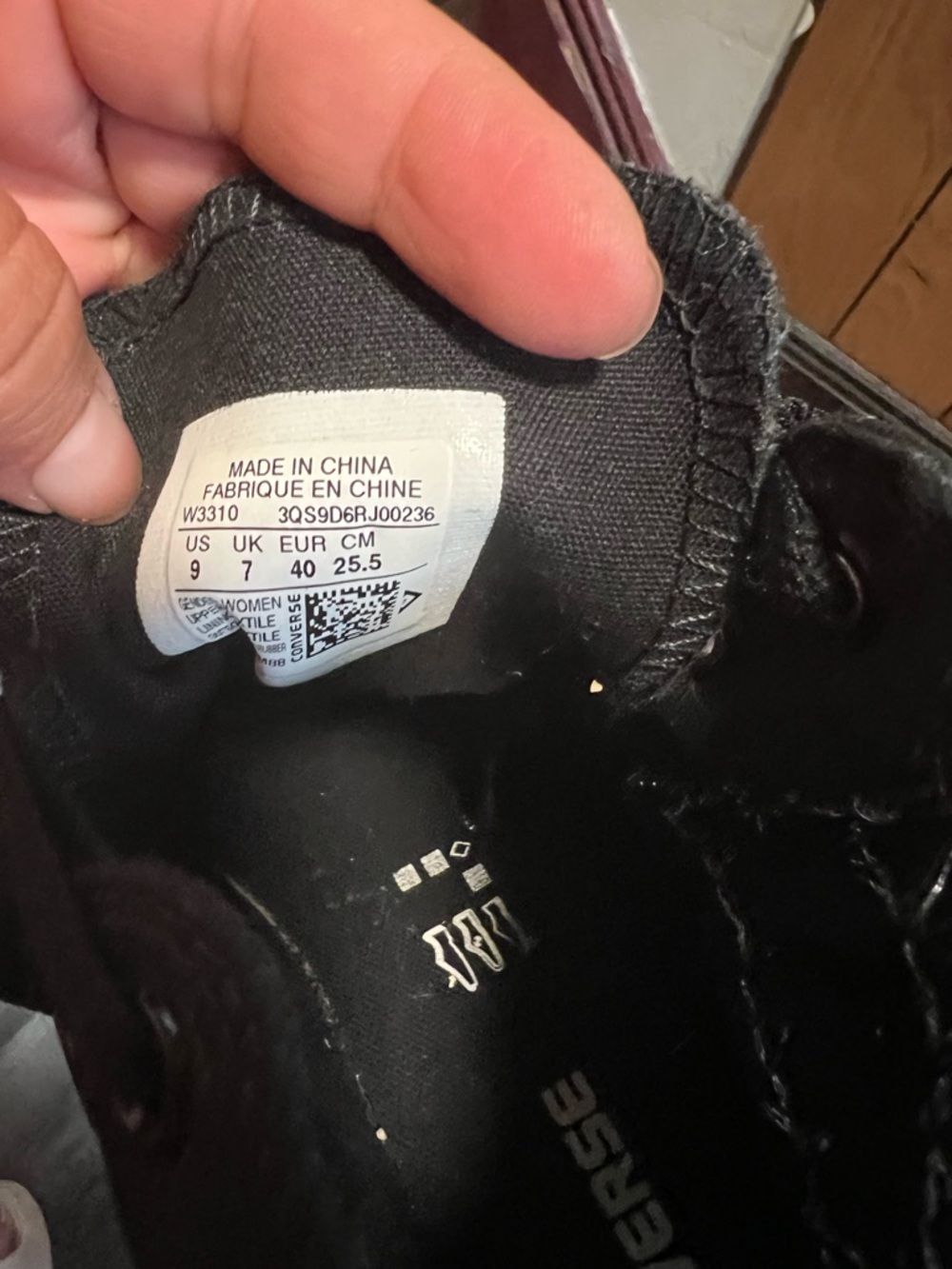 Converse Black High-Top Canvas Sneakers - Picture 5 of 5